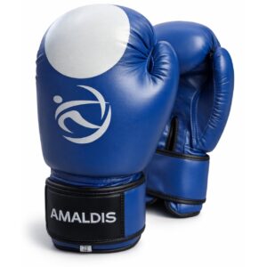 Перчатки бокс AMALDIS синие 14 OZ 4682