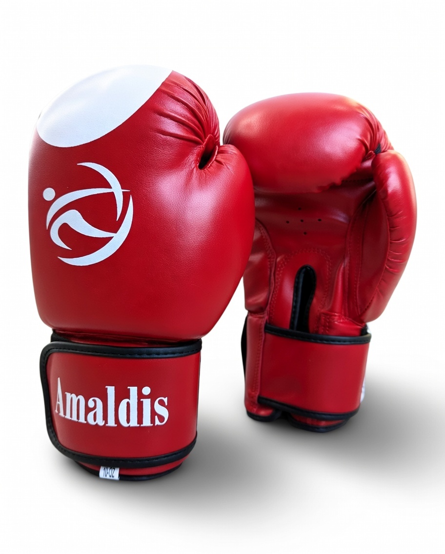 Перчатки бокс AMALDIS красные 12 OZ 4243 — изображение 2