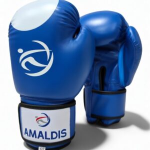 Mănuși de box AMALDIS albastre, 8 oz / 7608