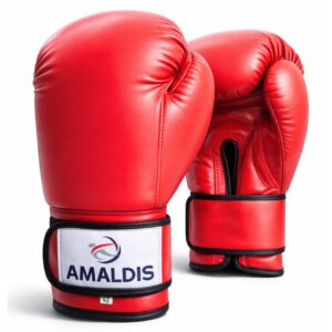 Перчатки бокс PU AMALDIS КРАСНЫЕ 14 OZ 6014