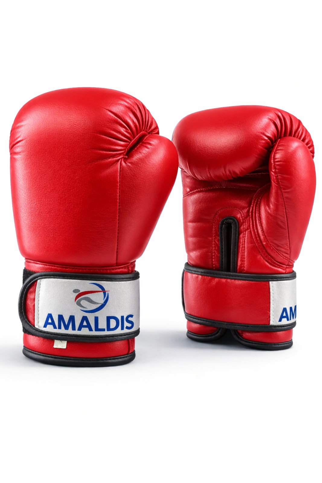 Mănuși de box AMALDIS din PU, 6 oz, roșii, 6018