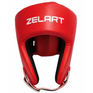 Cască de box deschisă cu protecție coroană întărită S PU ZELART 5102