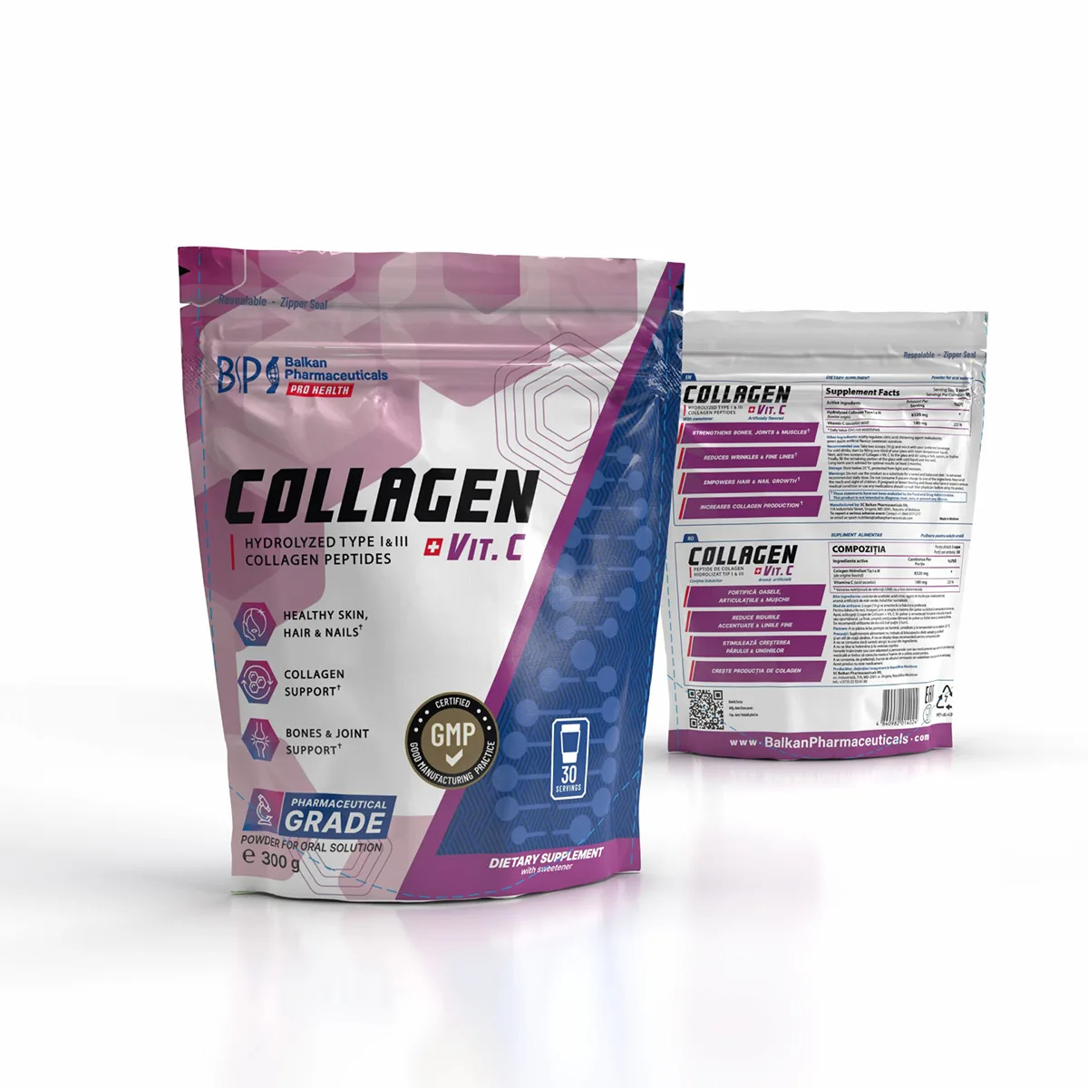 BPH Collagen + Vit C 300gr — изображение 2